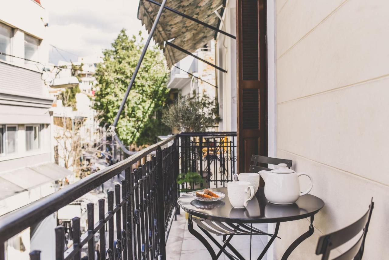 Neoclassical Apartment Near Acropolis - Livingstone Crystal Atenas Exterior foto